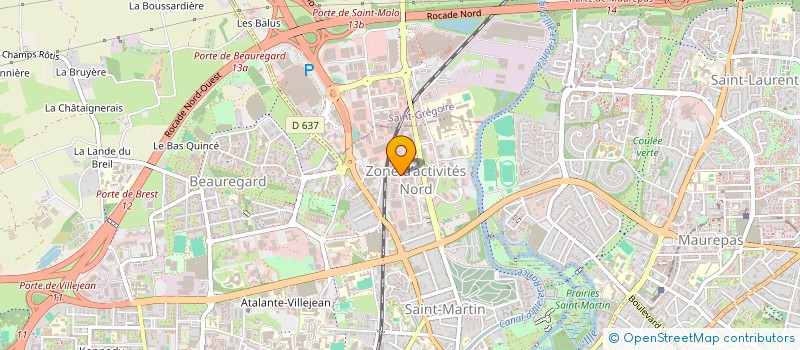 localisation de l'entreprise ASS GRAFIC BRETAGNE à RENNES