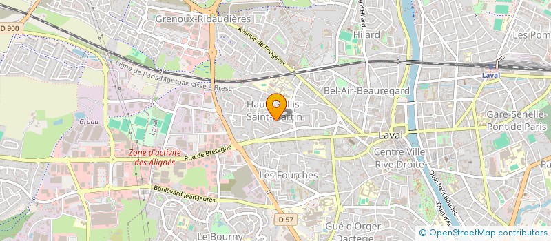 localisation de l'entreprise ASS GRAINE DE MOTS à LAVAL