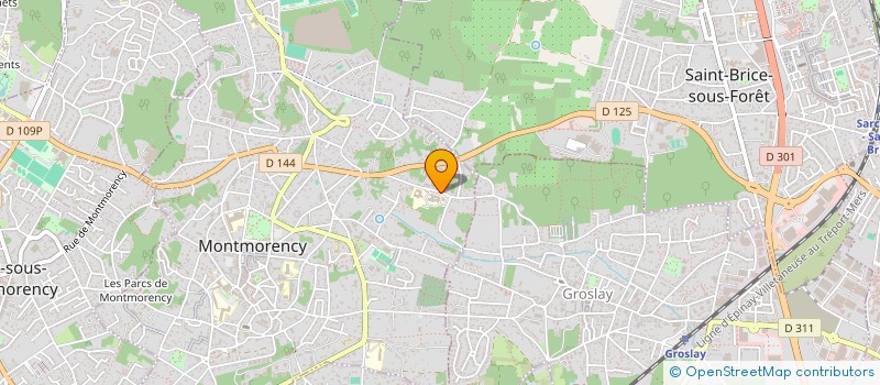 localisation de l'entreprise ASS GRANDIR ET VIEILLIR ENSEMBLE à MONTMORENCY