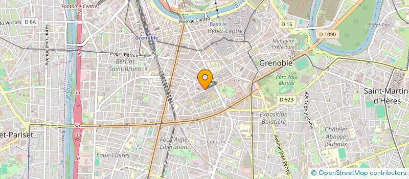 localisation de l'entreprise ASS GRENOBLE AMITIE NATURE  GRENOBLE
