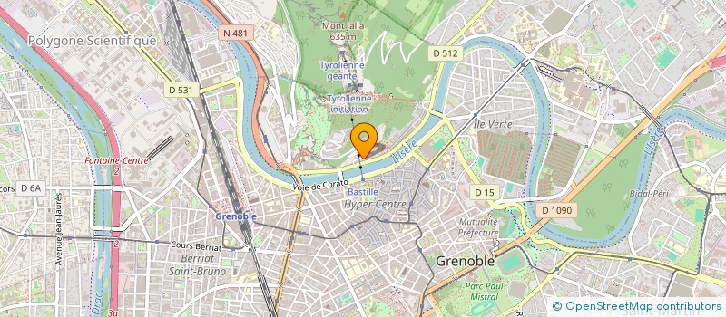 localisation de l'entreprise ASS GRENOBLOISE ECOLE INFORMATIQUE  GRENOBLE