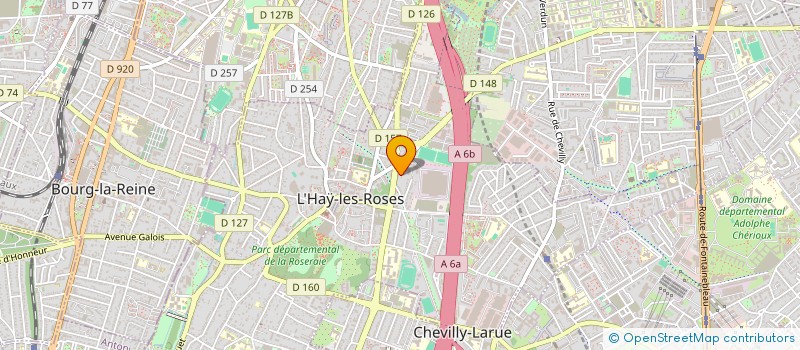 localisation de l'entreprise ASS  GRETEC  L'HAY-LES-ROSES