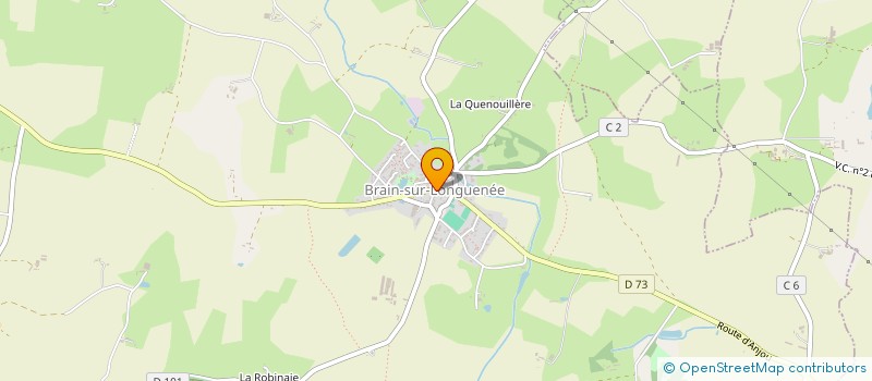 localisation de l'entreprise ASS GRIBOUILLE  LONGUENEE-EN-ANJOU