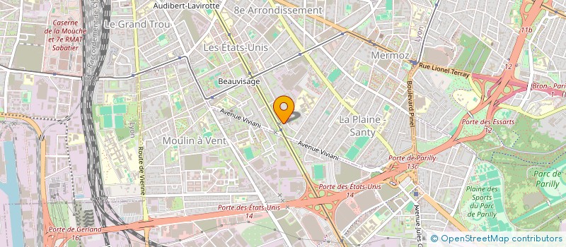 localisation de l'entreprise ASS GRIM à LYON