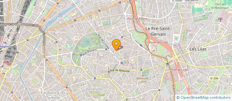 localisation de l'entreprise ASS GROOV'EN SCENE PROJET MUSICAL  PARIS