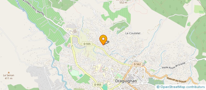 localisation de l'entreprise ASS  GROUP CENT PROCREA MEDICAL ASSIS HO  DRAGUIGNAN