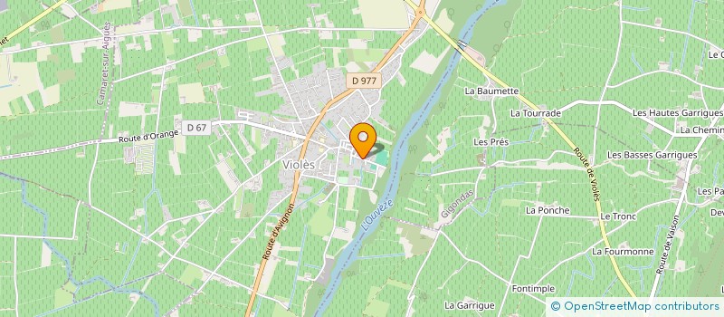 localisation de l'entreprise ASS GROUP JEUNE CHRETIEN VIOLE à VIOLES