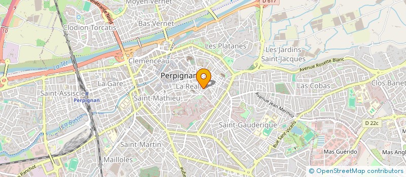 localisation de l'entreprise ASS GROUP.LOCAL D'EMPLOY.VOLLEYBALL 66 à PERPIGNAN