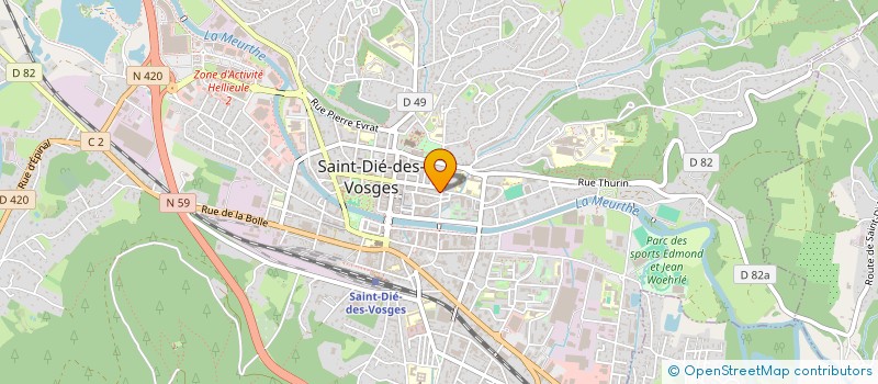 localisation de l'entreprise ASS GROUP NOTARIAL NEG ST DIE  SAINT-DIE-DES-VOSGES