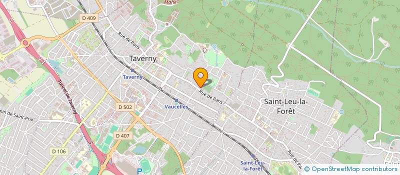 localisation de l'entreprise ASS GROUPE DES 5 CONTINENTS  TAVERNY