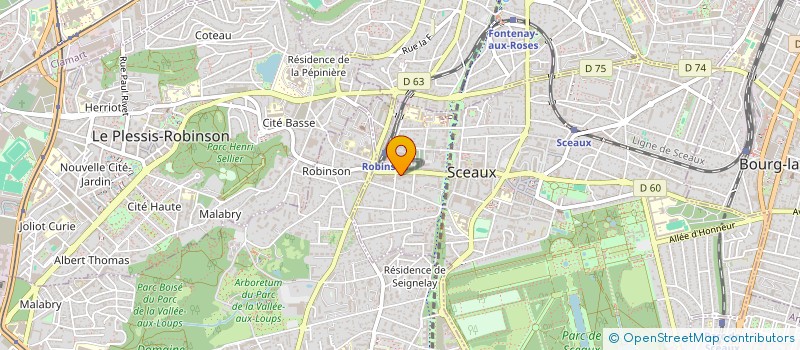 localisation de l'entreprise ASS GROUPE DIDASCALIES à SCEAUX