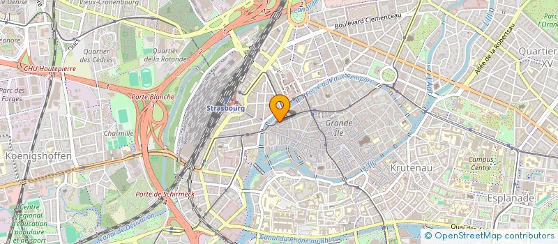localisation de l'entreprise ASS GROUPE MUSICAL COOKIE DINGLER à STRASBOURG