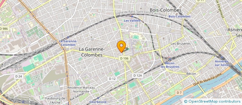 localisation de l'entreprise ASS GROUPE PROPNET à LA GARENNE-COLOMBES