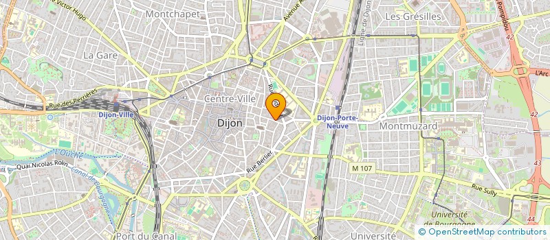 localisation de l'entreprise ASS GROUPE RECHERCHES ETUDES LIBERTAIRES à DIJON