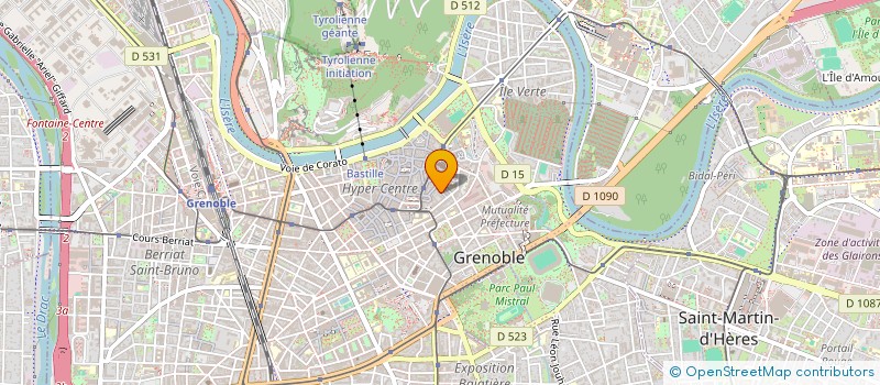 localisation de l'entreprise ASS GROUPE SANTE DE GRENOBLE à GRENOBLE