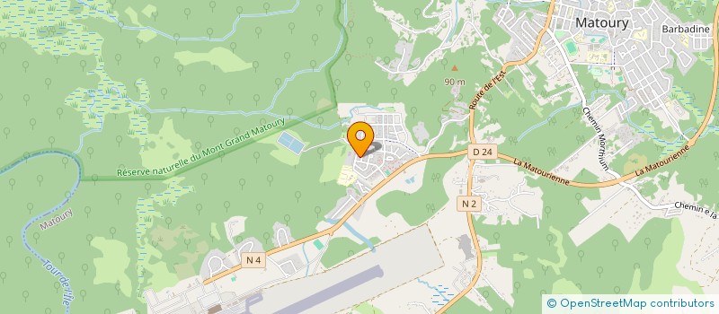 localisation de l'entreprise ASS GROUPE SCOLAIRE DE ROCHAMBEAU à MATOURY