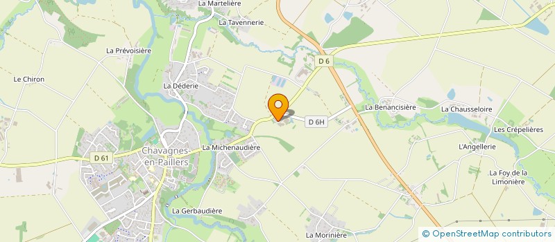 localisation de l'entreprise ASS GROUPEMENT D'EMPLOYEURS JUVABIEN  CHAVAGNES-EN-PAILLERS