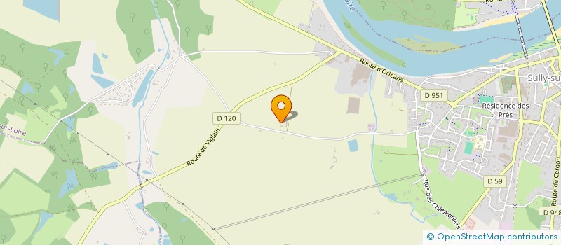 localisation de l'entreprise ASS GROUPEMENT D'EMPLOYEURS LES GRANDS GAURIERS à SULLY-SUR-LOIRE