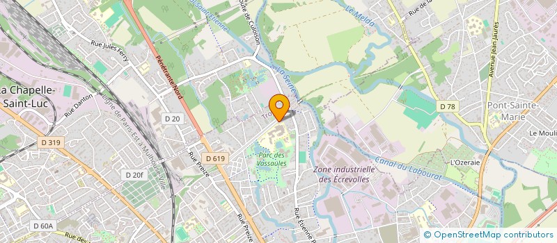 localisation de l'entreprise ASS GROUPEMENT DE DEFENSE SANITAIRE  TROYES