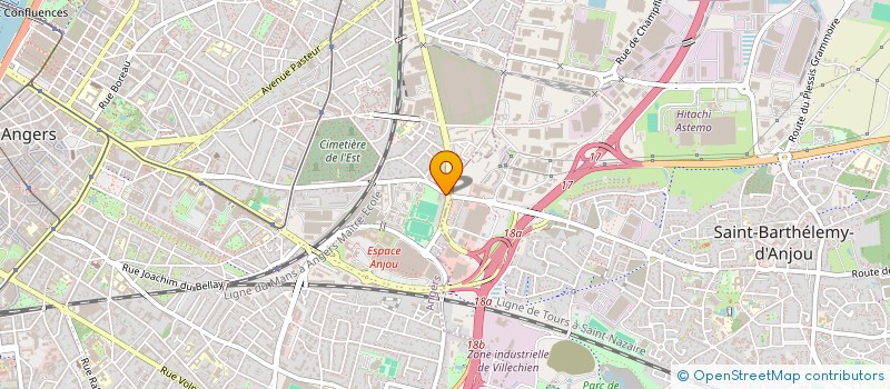 localisation de l'entreprise ASS GROUPEMENT DU ROI RENE à ANGERS