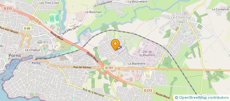 localisation de l'entreprise ASS  GROUPEMENT EMPLOYEURS LES BRUYERES  PORNIC