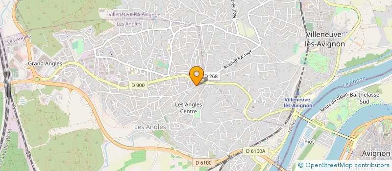 localisation de l'entreprise ASS GROUPEMENT MEDICO SOCIAL à LES ANGLES