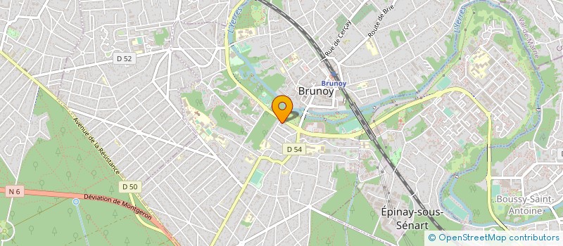 localisation de l'entreprise ASS GROUPEMENT REGIONAL INTERPROFESSIONNEL DES PRATICIENS DE L ESSONNE à BRUNOY