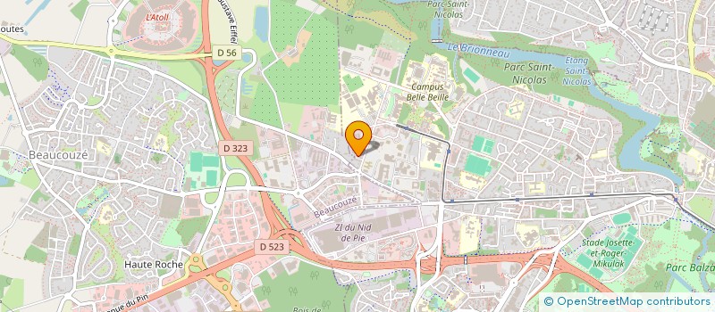 localisation de l'entreprise ASS GROUPT EMPLOYEURS MULTI-ENTREPRISES à ANGERS