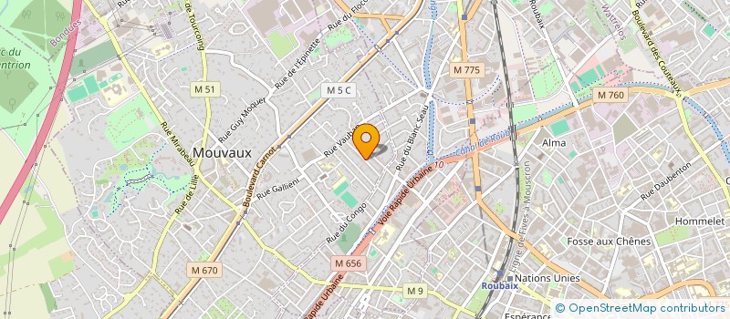 localisation de l'entreprise ASS GROUPT ETUDES RECHERCHES UGOLOGIQUES à MOUVAUX