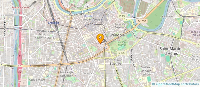 localisation de l'entreprise ASS GRUPITO -PETIT GROUPE-  GRENOBLE