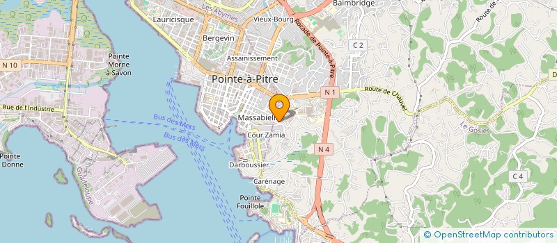 localisation de l'entreprise ASS GUA DEPIS PREV MALAD GENEMETA HANE à LES ABYMES