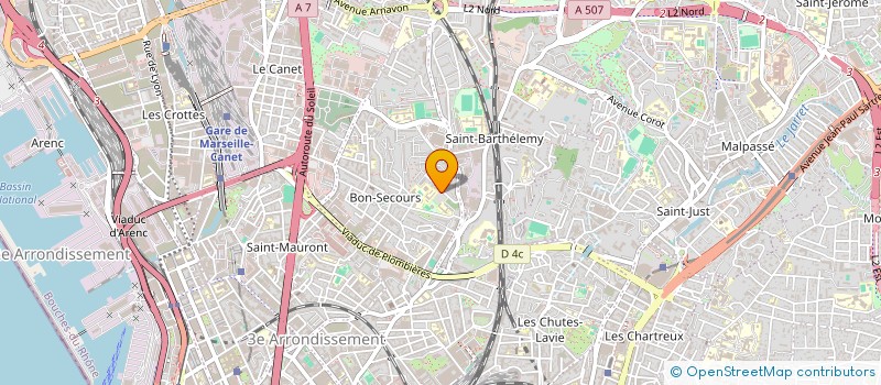 localisation de l'entreprise ASS GUIDANCE à MARSEILLE