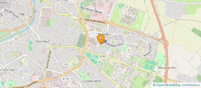 localisation de l'entreprise ASS GUINEE DU POITOU à POITIERS
