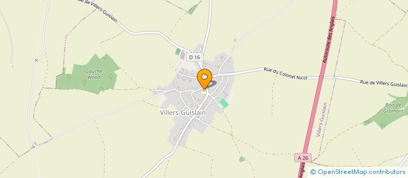 localisation de l'entreprise ASS GUISLANAISE SPORTS ET LOIS à VILLERS-GUISLAIN