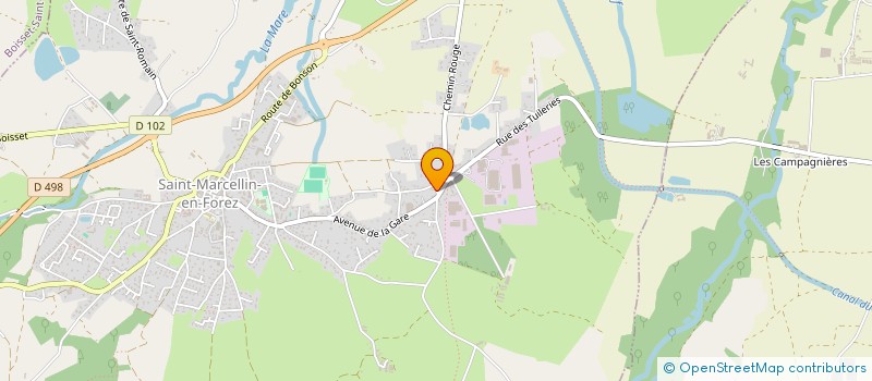 localisation de l'entreprise ASS GV DE ST MACELLIN EN FOREZ  SAINT-MARCELLIN-EN-FOREZ