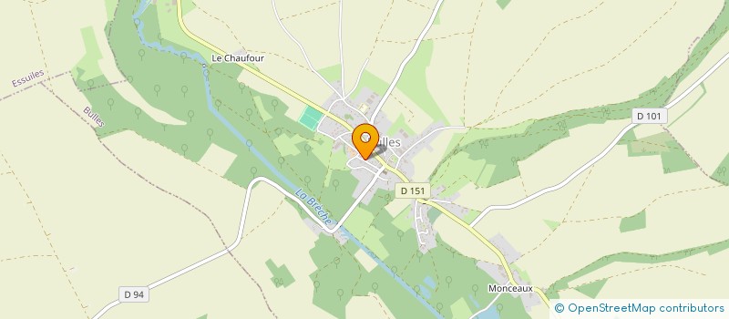 localisation de l'entreprise ASS GYM BULLES  BULLES