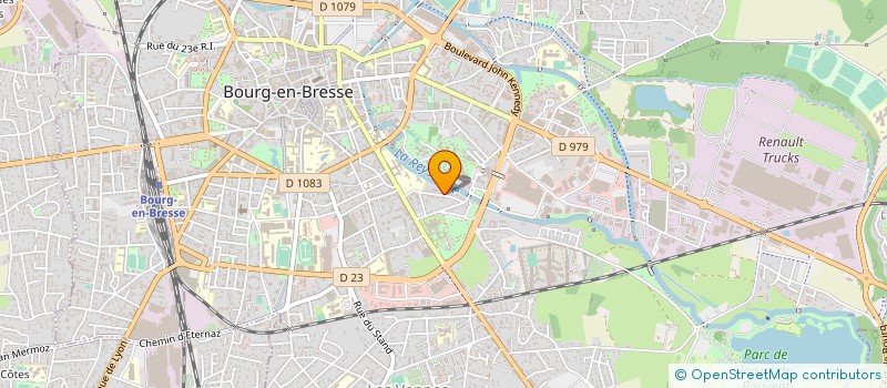 localisation de l'entreprise ASS GYM SYNTHESE à BOURG-EN-BRESSE