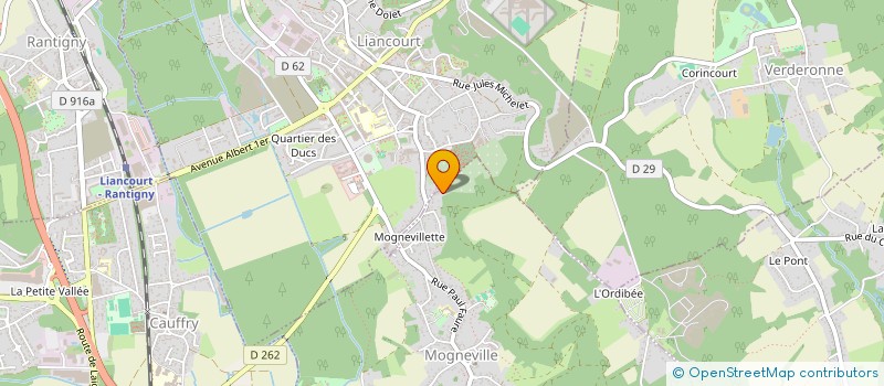 localisation de l'entreprise ASS GYMNAS VOLONT FEMIN MOGNEVILLE à MOGNEVILLE