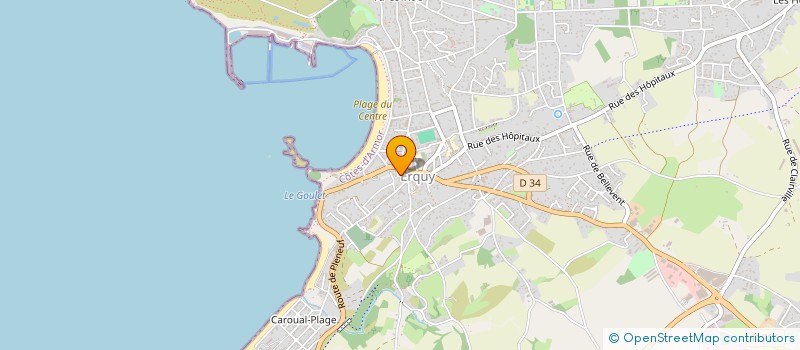 localisation de l'entreprise ASS GYMNASTIQUE D'ERQUY à ERQUY