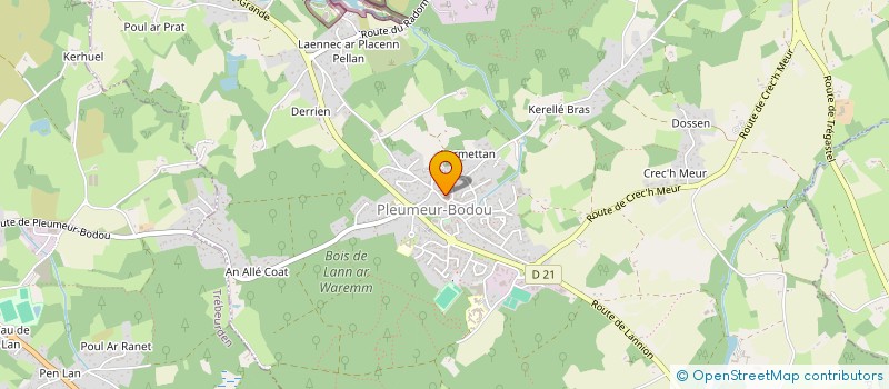 localisation de l'entreprise ASS GYMNASTIQUE ENFANTS  PLEUMEUR-BODOU