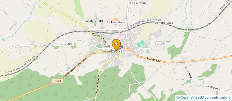 localisation de l'entreprise ASS GYMNASTIQUE INTER CANTON ST SEVER  NOUES DE SIENNE