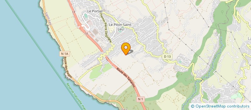 localisation de l'entreprise ASS GYMNASTIQUE PAILLE EN QUEUE à SAINT-LEU