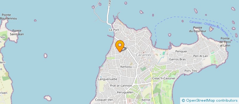 localisation de l'entreprise ASS GYMNASTIQUE POUR TOUS à CARANTEC