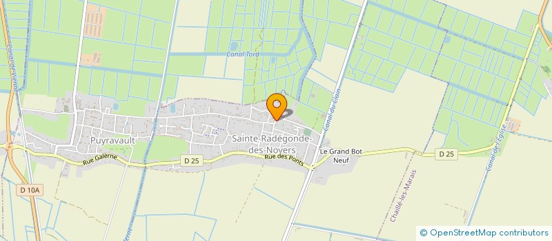 localisation de l'entreprise ASS GYMNASTIQUE VOLONTAIRE  CHAILLE-LES-MARAIS