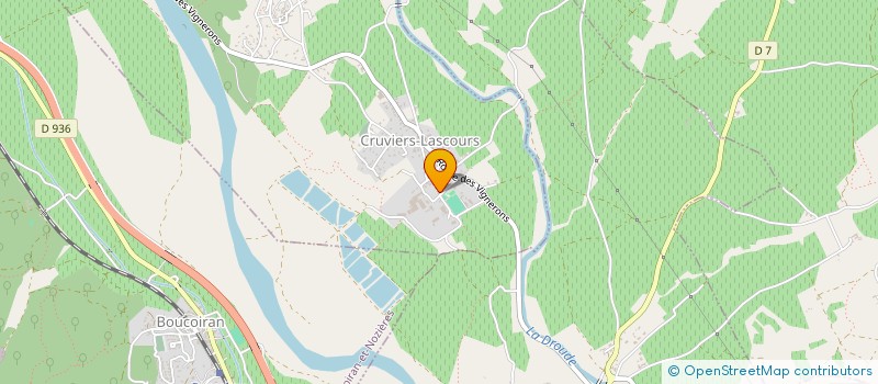 localisation de l'entreprise ASS GYMNASTIQUE VOLONTAIRE  ST-MAURICE-DE-CAZEVIEILLE