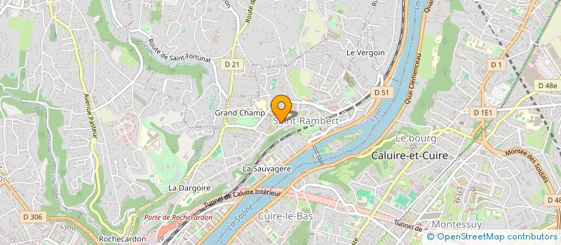 localisation de l'entreprise ASS. GYMNASTIQUE VOLONTAIRE FAYOLLE à LYON