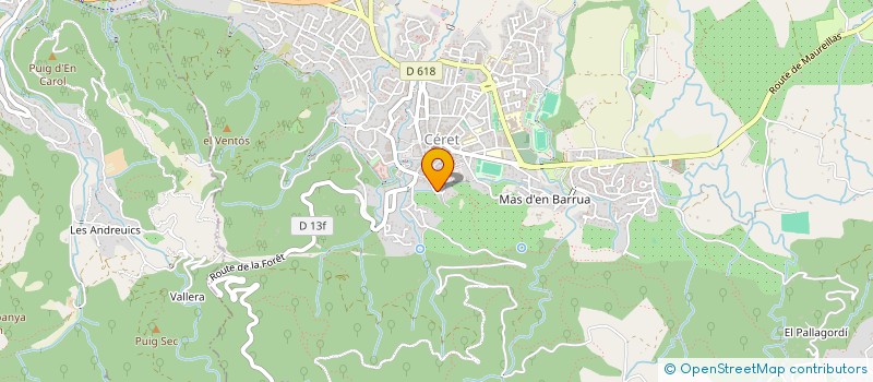 localisation de l'entreprise ASS GYMNASTIQUE VOLONTAIRE REYNESIENNE  REYNES