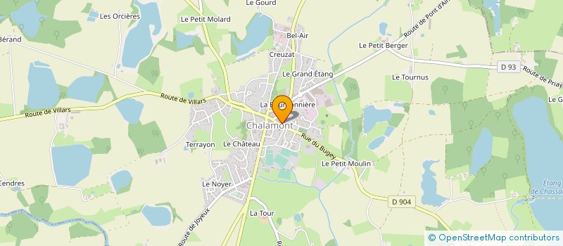 localisation de l'entreprise ASS GYMNASTIQUE VOLONTAIREDU FOYER RURAL à VILLETTE-SUR-AIN
