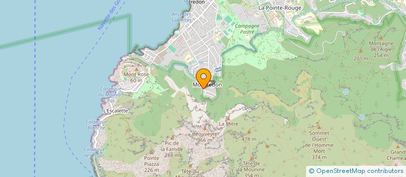 localisation de l'entreprise ASS GYMNIQUE DE MONTREDON à MARSEILLE