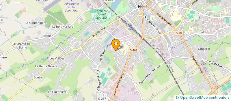 localisation de l'entreprise ASS HABITANTS QUARTIER CLOS MOREL FLEURI à FLERS